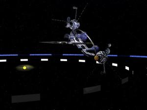 Ships: The Lazy Ass approaching the Shadow Squares.